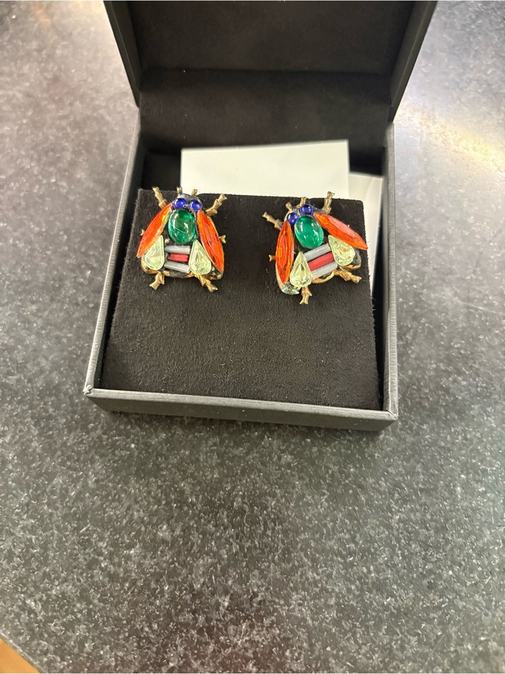 Palm Beach Beauties! Critter/Bug Earrings - Orange, Green, Blue
